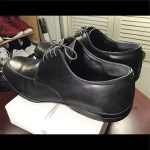 Prada Shoes | Prada men’s black calfskin lace up oxford’s.  4e 1217 9 1/2. Prada | Shoes | Prada Mens Black Leather Calfskin Lace Up  main image 4